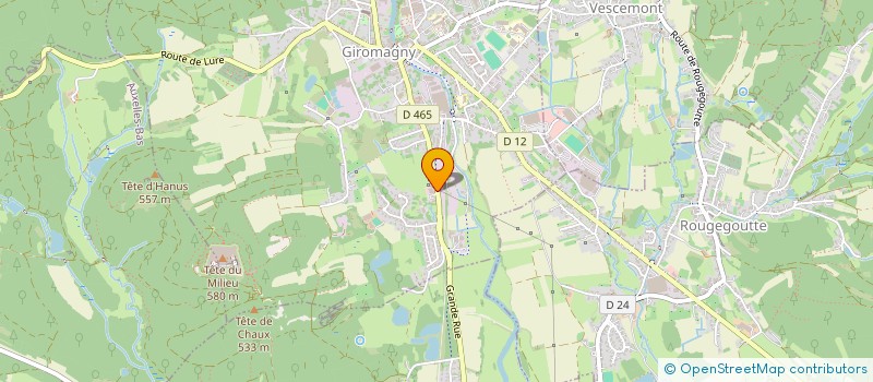 localisation de l'entreprise SCI CROBOUCA  GIROMAGNY