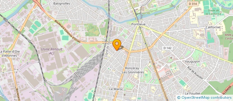 localisation de l'entreprise SCI CROCHARDIERE  LE MANS