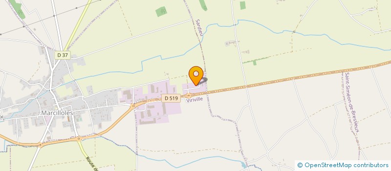 localisation de l'entreprise SCI CROCHAT  MARCILLOLES