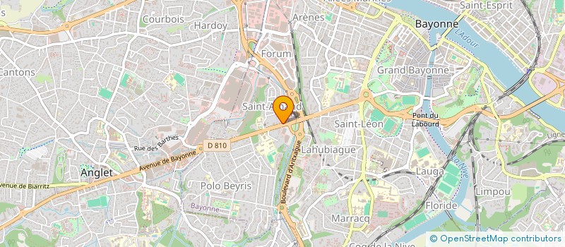 localisation de l'entreprise SCI CROCHET à BAYONNE