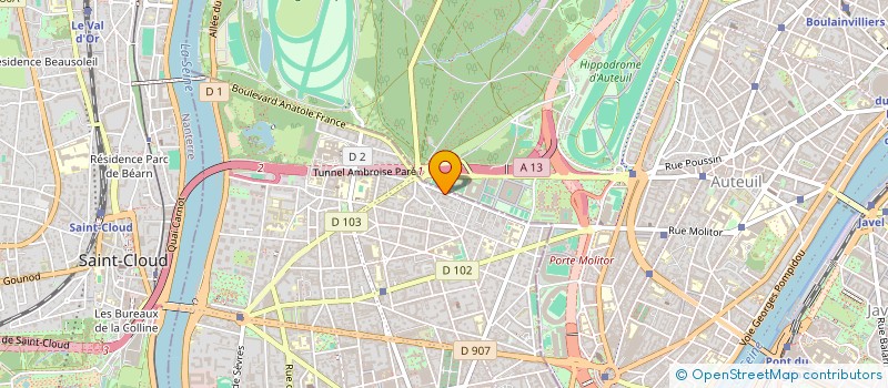 localisation de l'entreprise SCI CROCOVADO à BOULOGNE-BILLANCOURT