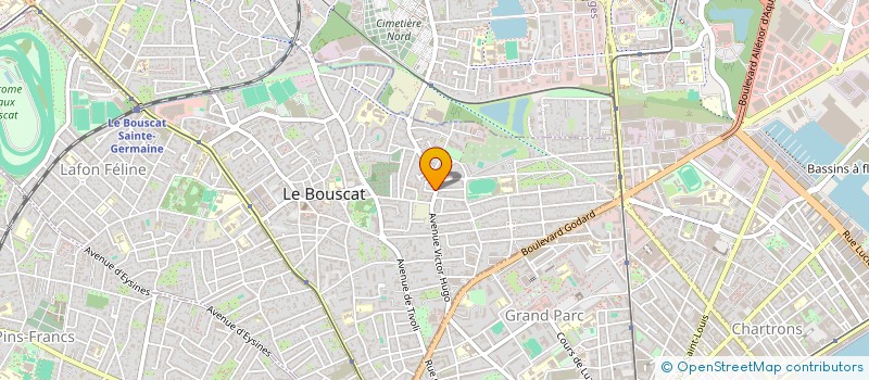 localisation de l'entreprise SCI CROCUS  LE BOUSCAT