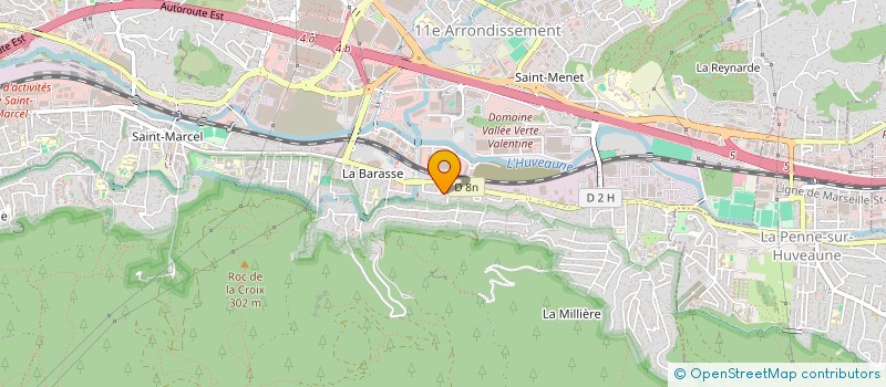localisation de l'entreprise SCI CROCY à MARSEILLE 11EME