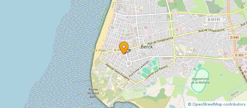 localisation de l'entreprise SCI CROESO  BERCK