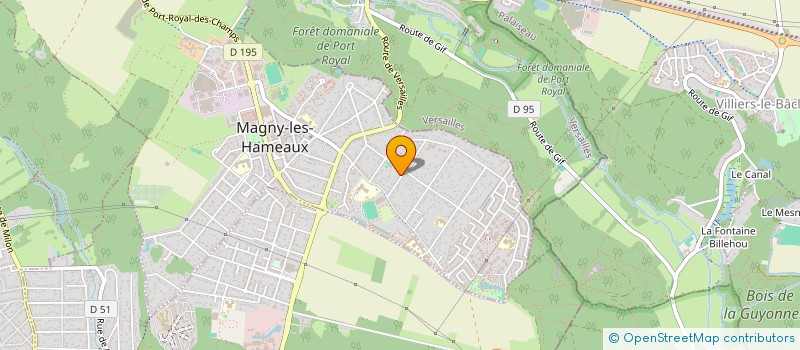 localisation de l'entreprise SCI CROGES  MAGNY-LES-HAMEAUX