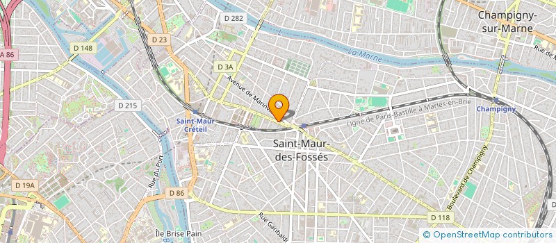 localisation de l'entreprise SCI CROGUIES à SAINT-MAUR-DES-FOSSES