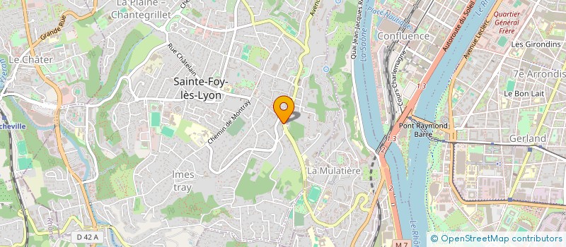 localisation de l'entreprise SCI CROIPI  SAINTE-FOY-LES-LYON