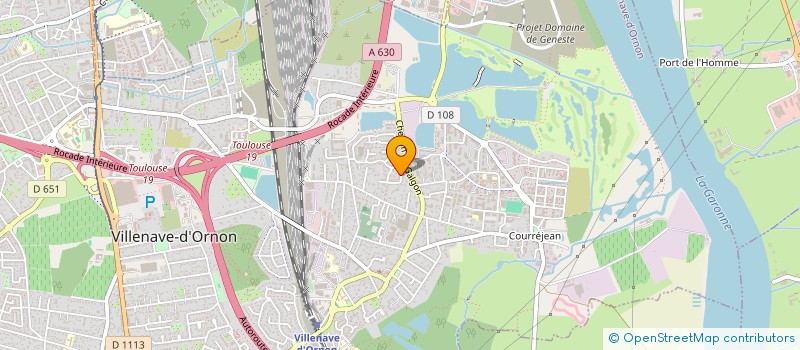 localisation de l'entreprise SCI CROISAN KONTREC  VILLENAVE D'ORNON