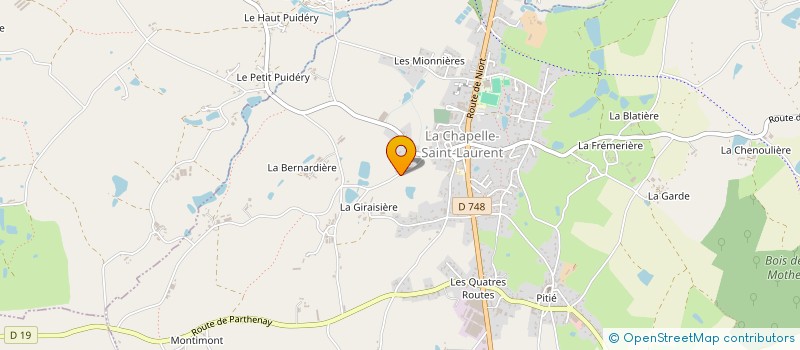 localisation de l'entreprise SCI CROISE LC  LA CHAPELLE-SAINT-LAURENT