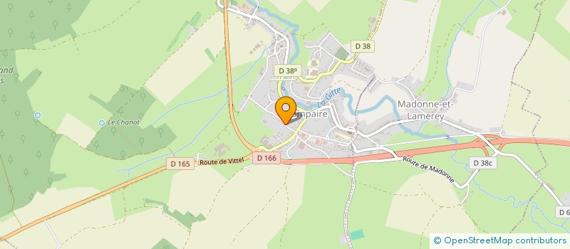 localisation de l'entreprise SCI CROISETTE  DOMPAIRE