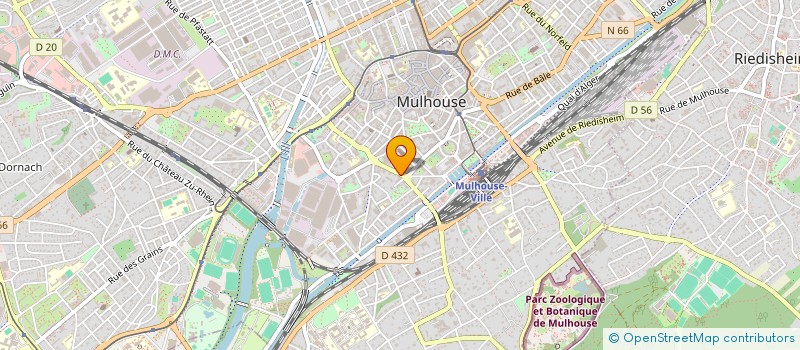 localisation de l'entreprise SCI CROISETTE 95  MULHOUSE