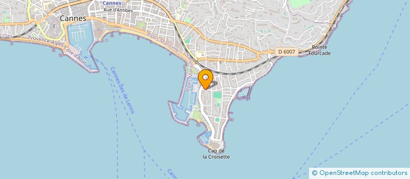 localisation de l'entreprise SCI CROISETTE CORNE D OR à CANNES