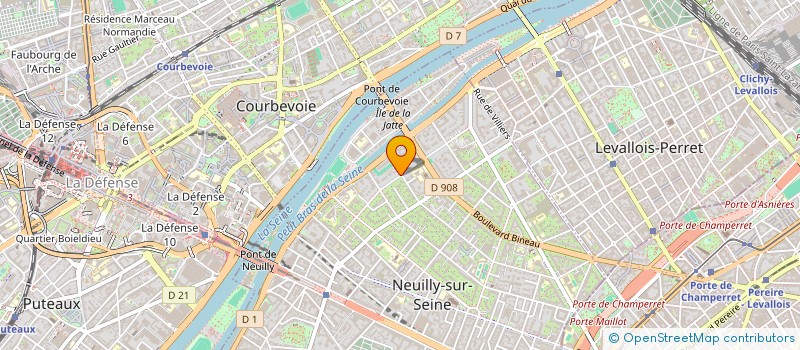 localisation de l'entreprise SCI CROISIERE à NEUILLY-SUR-SEINE