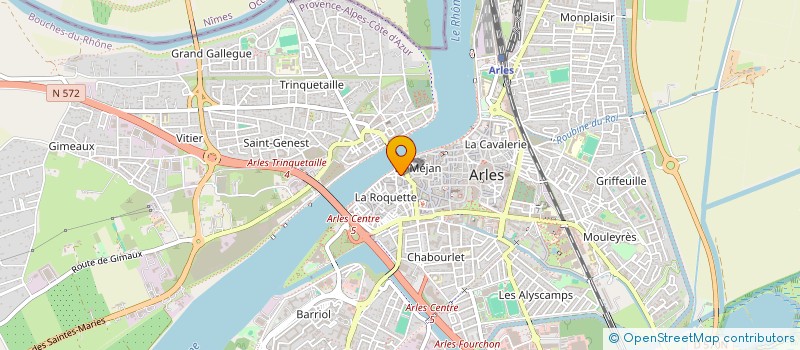 localisation de l'entreprise SCI CROISIERE à ARLES