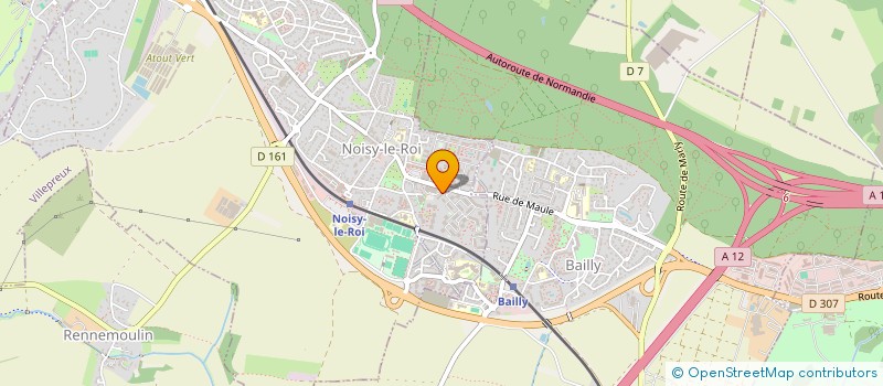 localisation de l'entreprise SCI CROISSANT à NOISY-LE-ROI