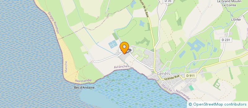 localisation de l'entreprise SCI CROISSET-CMT  GENETS