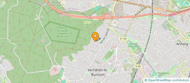 localisation de l'entreprise SCI CROIVEONNELLE à VERRIERES-LE-BUISSON