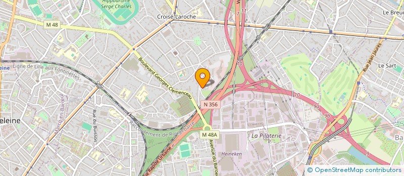 localisation de l'entreprise SCI CROIX 1 à MARCQ EN BAROEUL