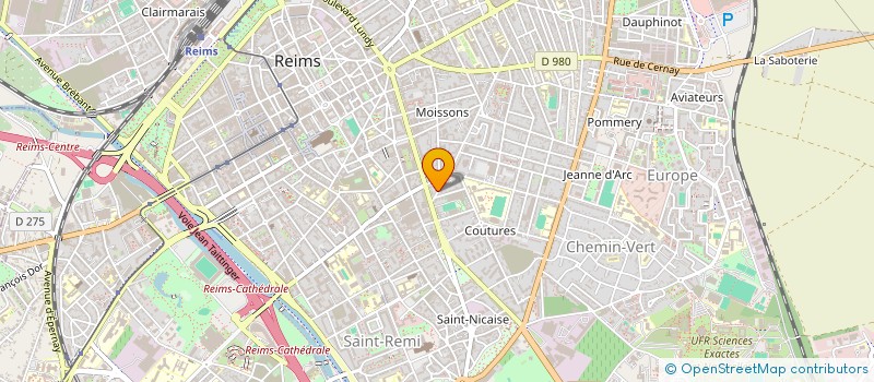 localisation de l'entreprise SCI CROIX 99 SD  REIMS