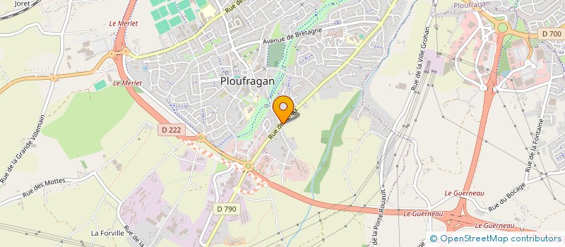 localisation de l'entreprise SCI CROIX B  PLOUFRAGAN