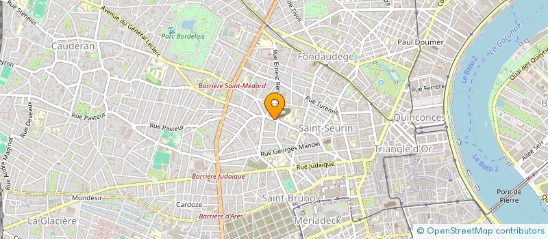 localisation de l'entreprise SCI CROIX BLANCHE  BORDEAUX