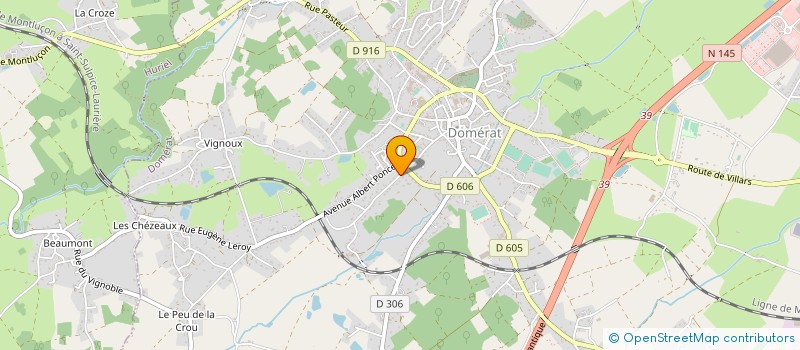 localisation de l'entreprise SCI CROIX BLEUE  PREMILHAT