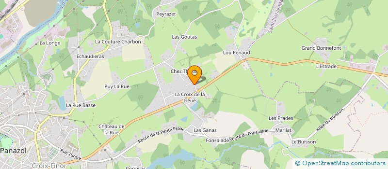 localisation de l'entreprise SCI CROIX DE LA LIEUE à PANAZOL