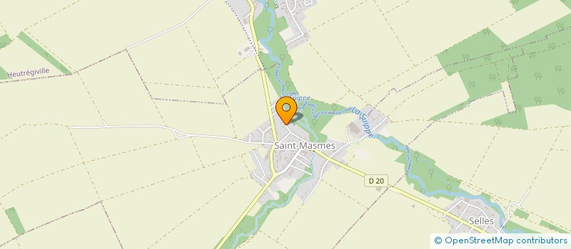 localisation de l'entreprise SCI CROIX DE LA MADELEINE  SAINT-MASMES