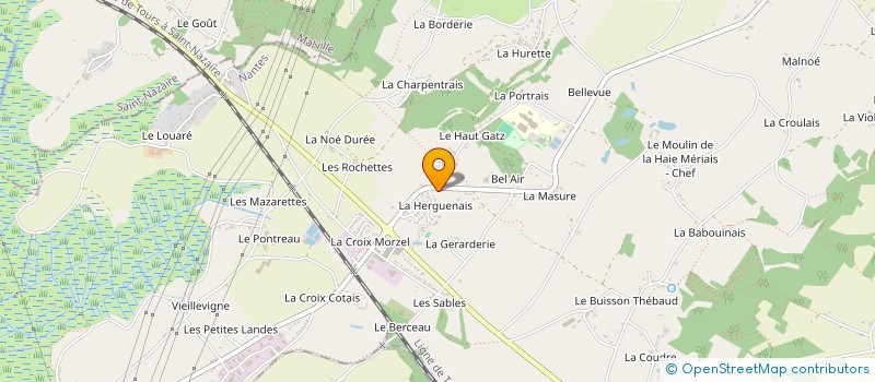 localisation de l'entreprise SCI CROIX DE MORZEL  CORDEMAIS