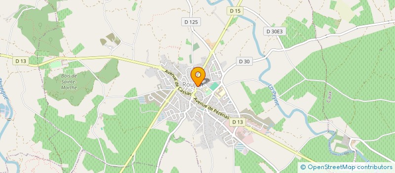 localisation de l'entreprise SCI CROIX DU SUD  ROUJAN