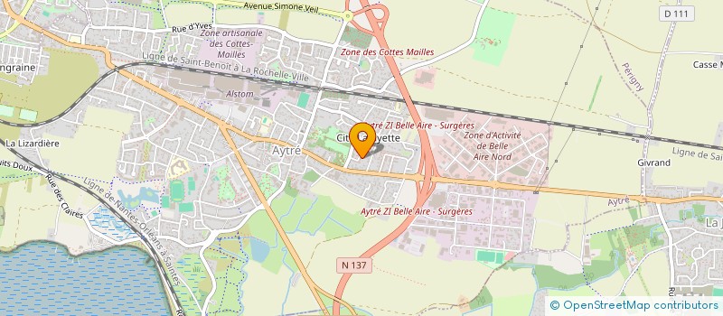 localisation de l'entreprise SCI CROIX FORT  AYTRE