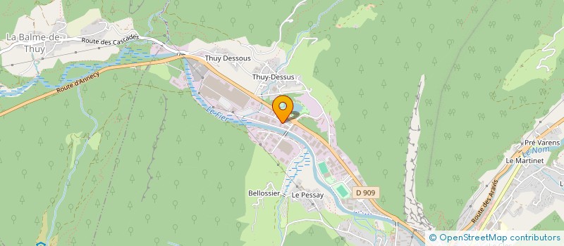 localisation de l'entreprise SCI CROIX MARTIN à THONES