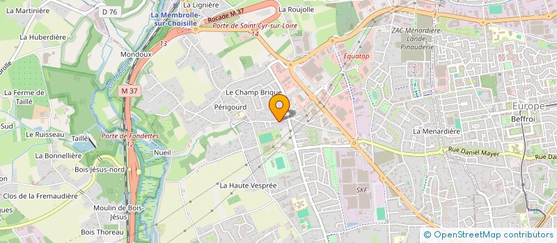 localisation de l'entreprise SCI CROIX PERIGOURD à SAINT-CYR-SUR-LOIRE