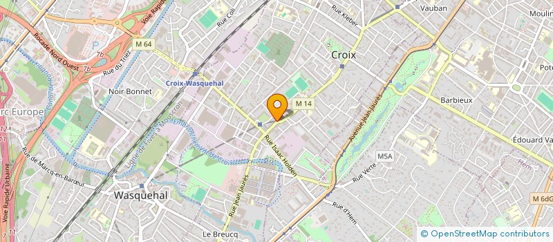 localisation de l'entreprise SCI CROIX REPUBLIQUE à CROIX