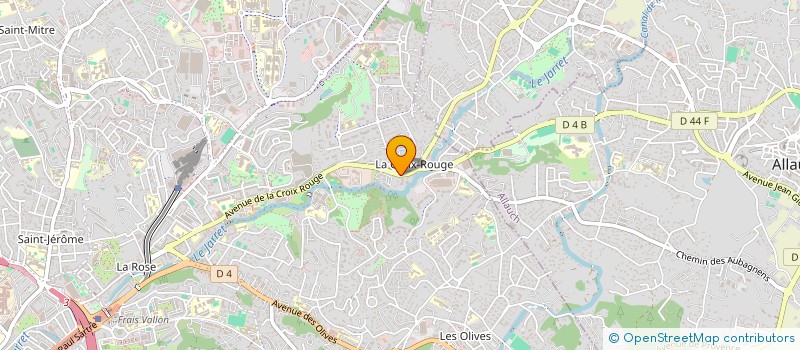 localisation de l'entreprise SCI CROIX ROUGE à MARSEILLE