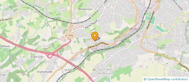 localisation de l'entreprise SCI CROIX ROUSSE  VOIRON