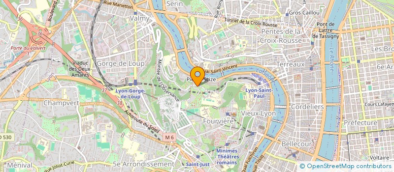 localisation de l'entreprise SCI CROIX-ROUSSE VERNAY  LYON