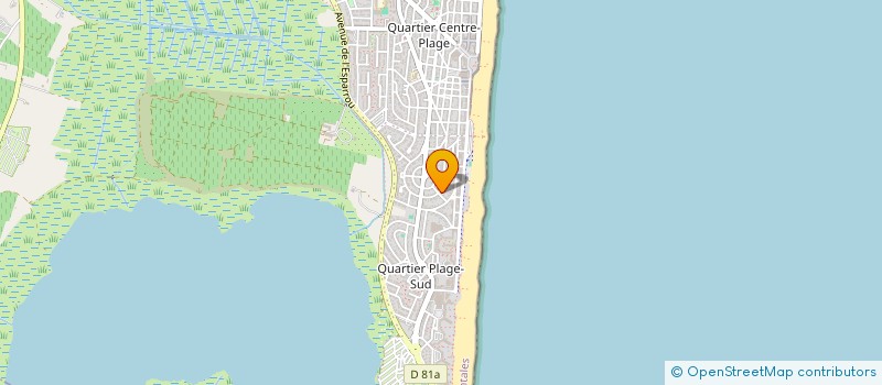 localisation de l'entreprise SCI CROIX SUD  CANET-EN-ROUSSILLON