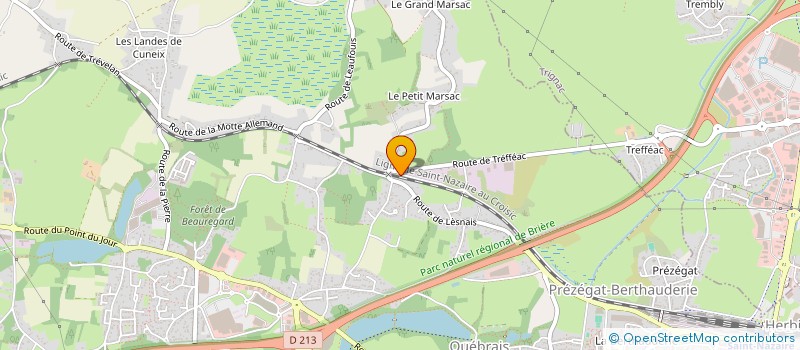 localisation de l'entreprise SCI CROIX VERTE  SAINT-NAZAIRE