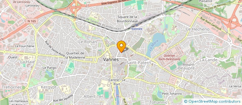 localisation de l'entreprise SCI CROIXMARIE à VANNES
