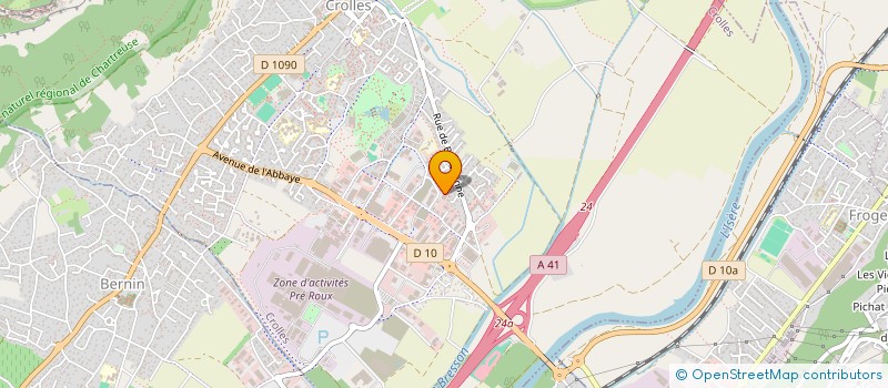 localisation de l'entreprise SCI CROLLES INVESTISSEMENT  LA TERRASSE