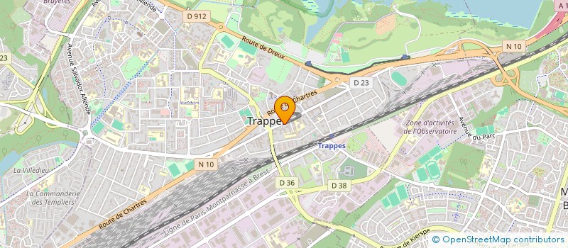 localisation de l'entreprise SCI CROMM  TRAPPES