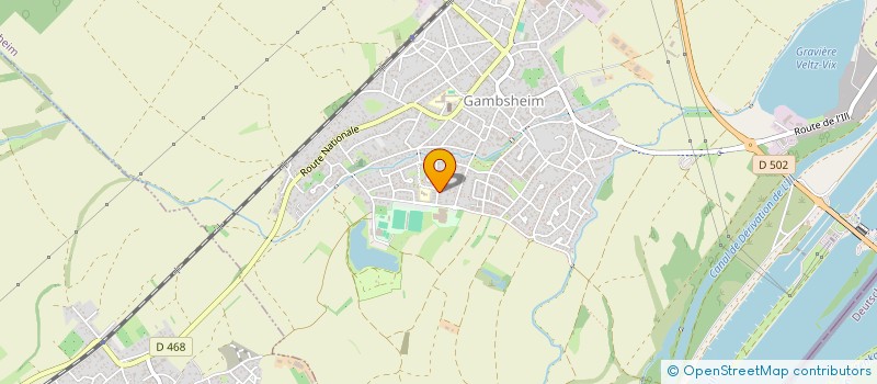 localisation de l'entreprise SCI CRON DOLIS  GAMBSHEIM