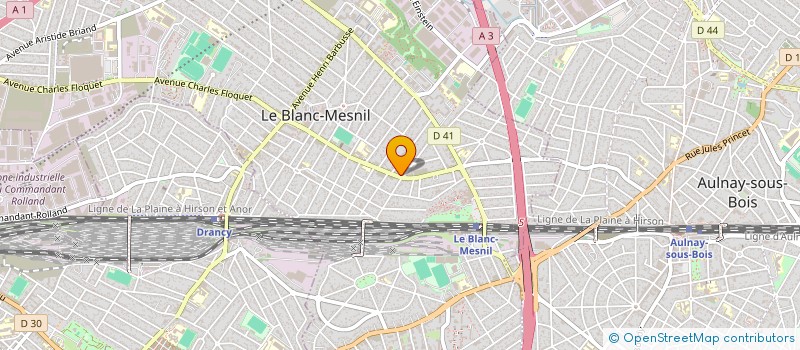 localisation de l'entreprise SCI CROONER à LE BLANC-MESNIL