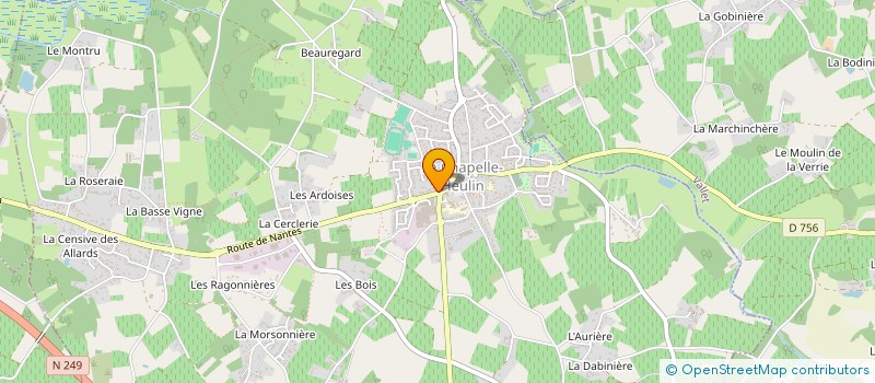 localisation de l'entreprise SCI CROQUE CAROTTES  SAINT-LUMINE-DE-COUTAIS