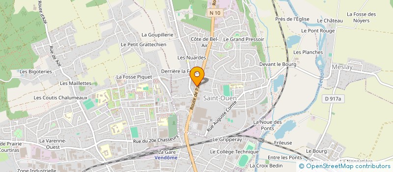 localisation de l'entreprise SCI CROQUECHATAIGNE  SAINT-OUEN