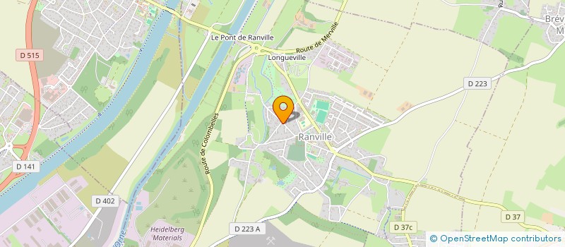 localisation de l'entreprise SCI CROQUET à RANVILLE
