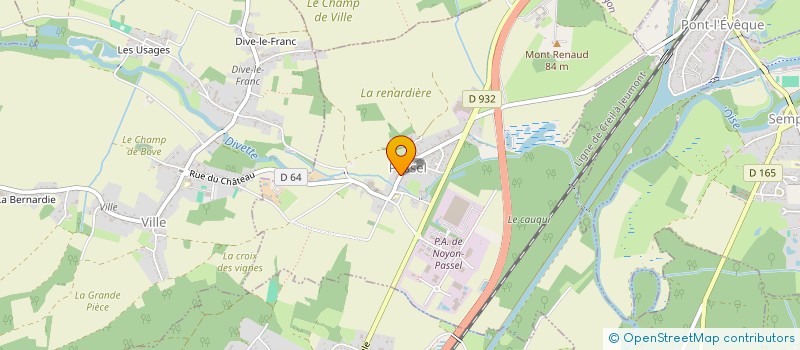 localisation de l'entreprise SCI CROQUET GAEL  PASSEL