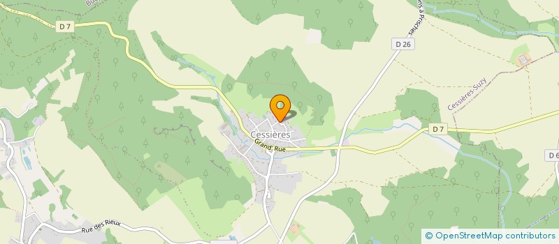 localisation de l'entreprise SCI CROQUET INVEST  CESSIERES-SUZY