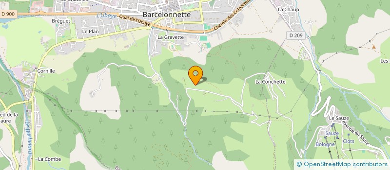 localisation de l'entreprise SCI CROQUIGNOL à BARCELONNETTE
